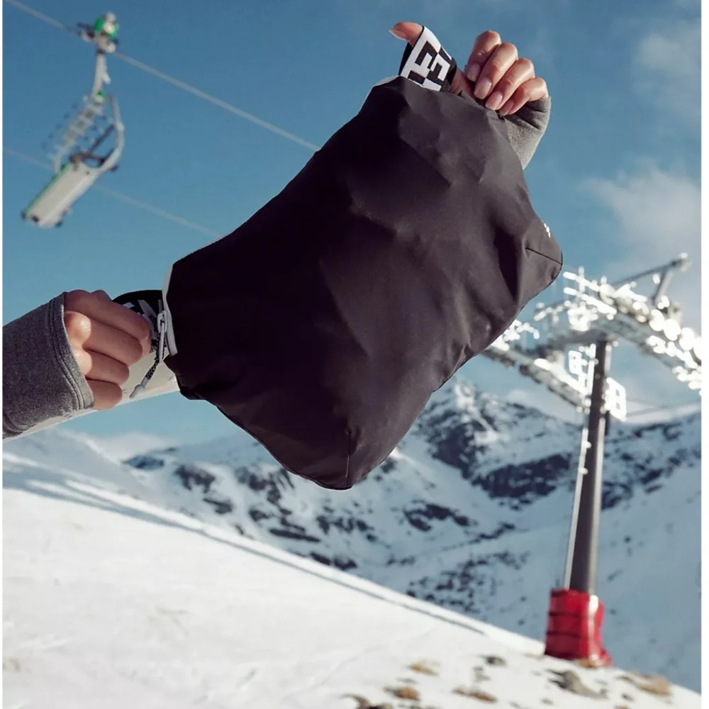 Free People Zephyr Ski Shell Pants Black Combo - PACKABLE - WATERPROOF SRP $498